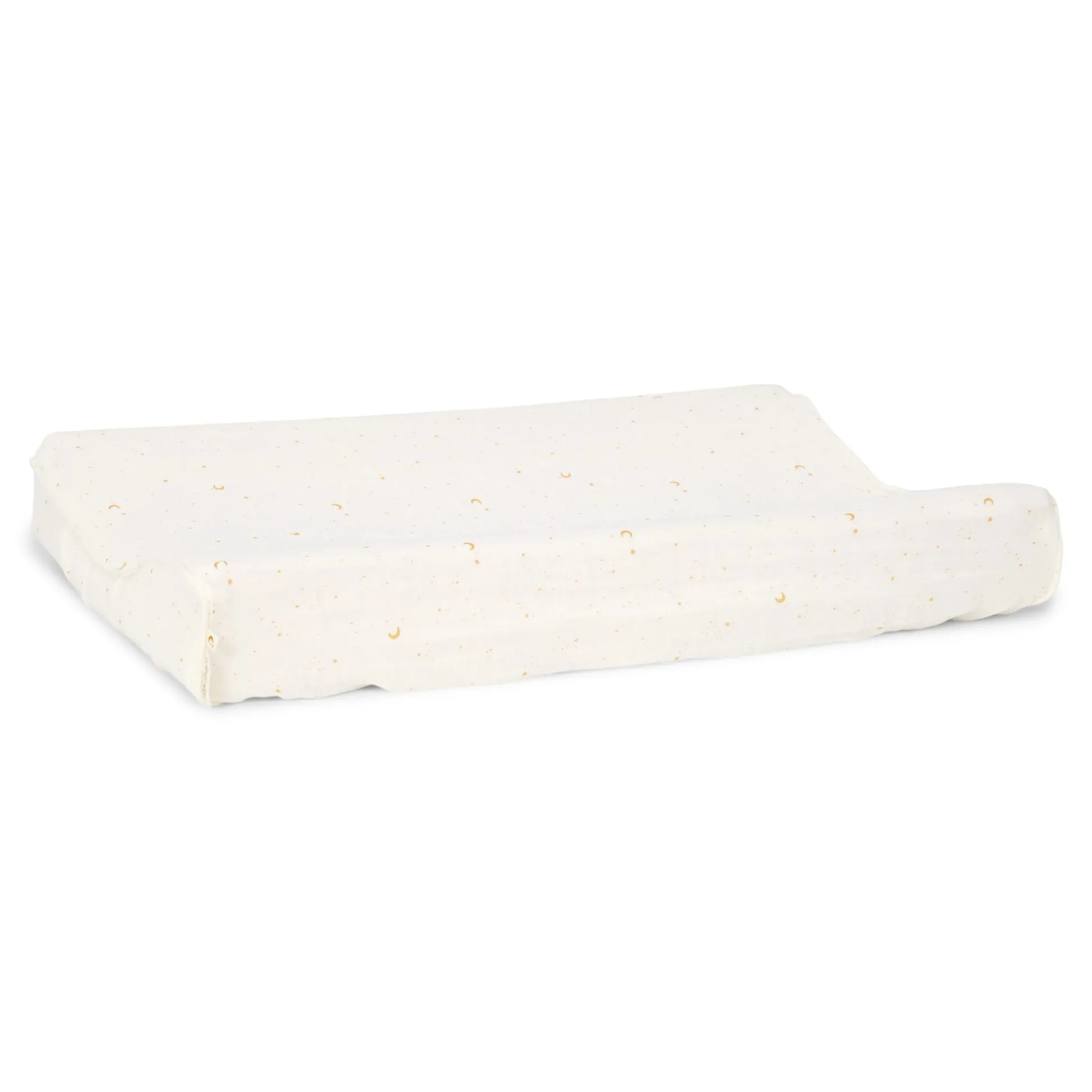 Aankleedkussenhoes - Wit - Newborn Naturals - Moon & Stars