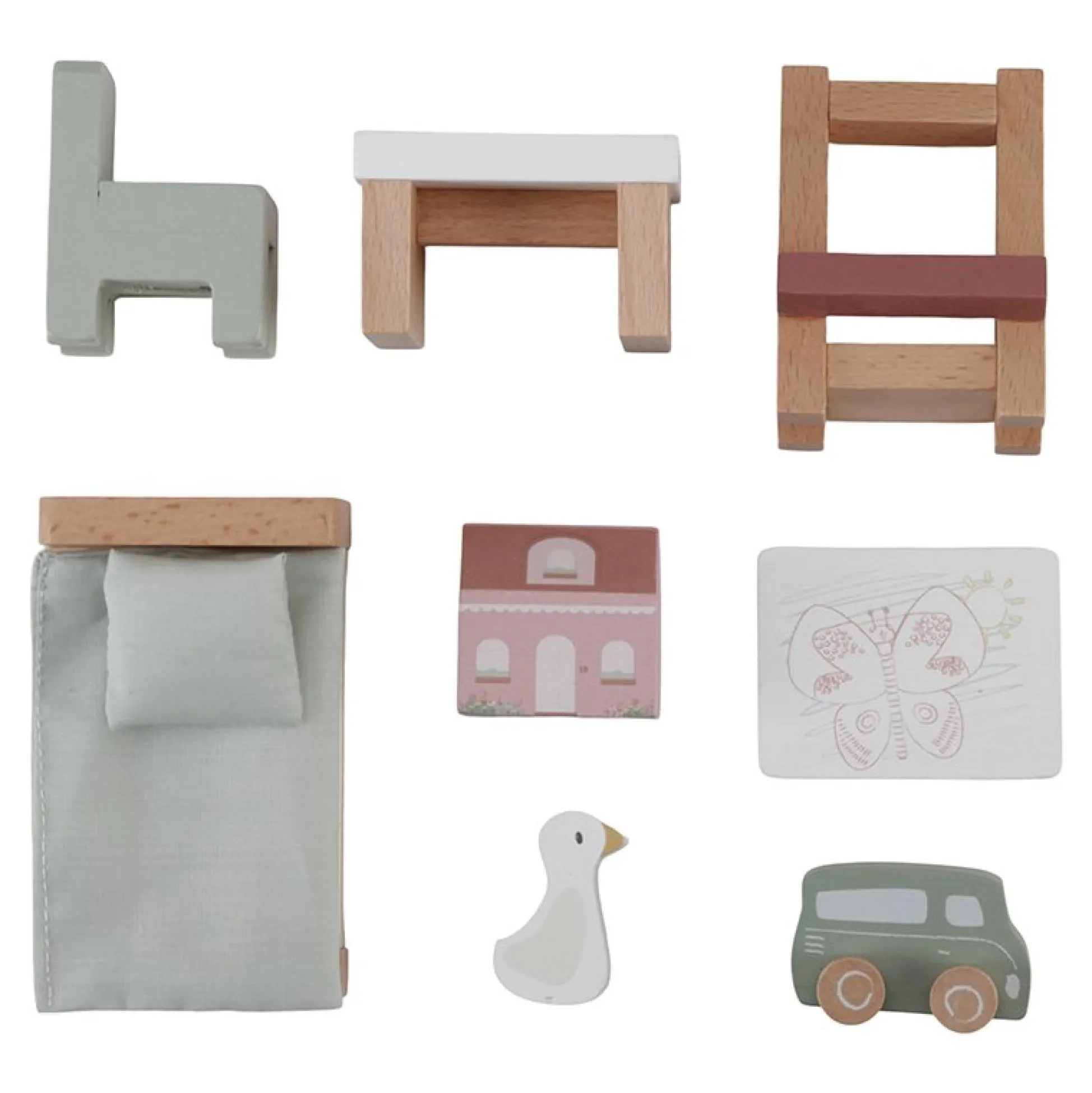 Aanvulset poppenhuis kinderkamer