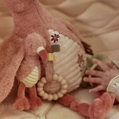 Activiteitenknuffel Flamingo - Roze