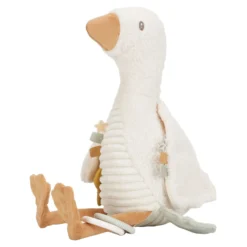 Activiteitenknuffel Gans - Wit - Little Goose