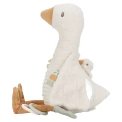 Activiteitenknuffel Gans - Wit - Little Goose