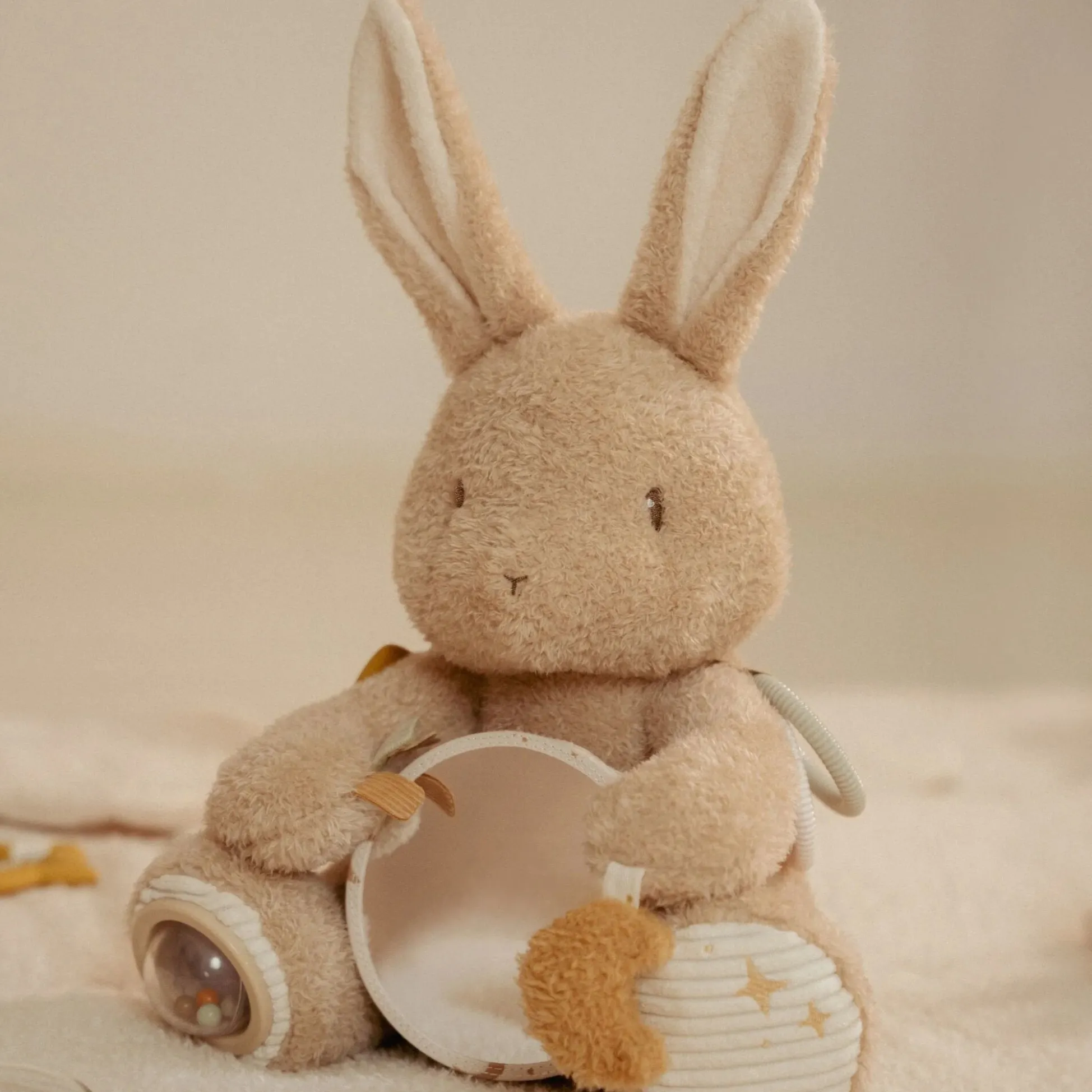 Activiteitenknuffel Konijn - Zand - Baby Bunny