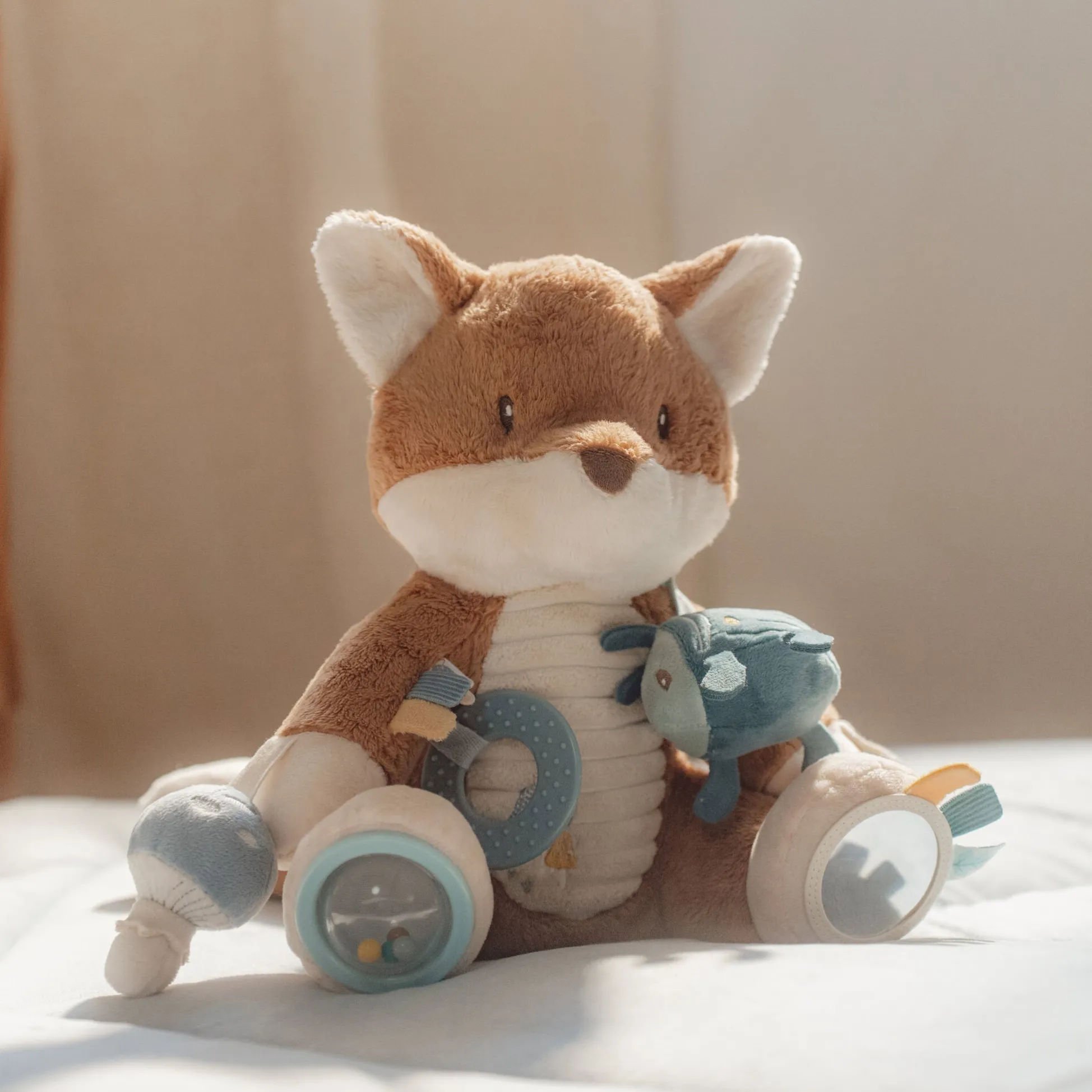 Activiteitenknuffel Vos - Blauw - Forest Friends