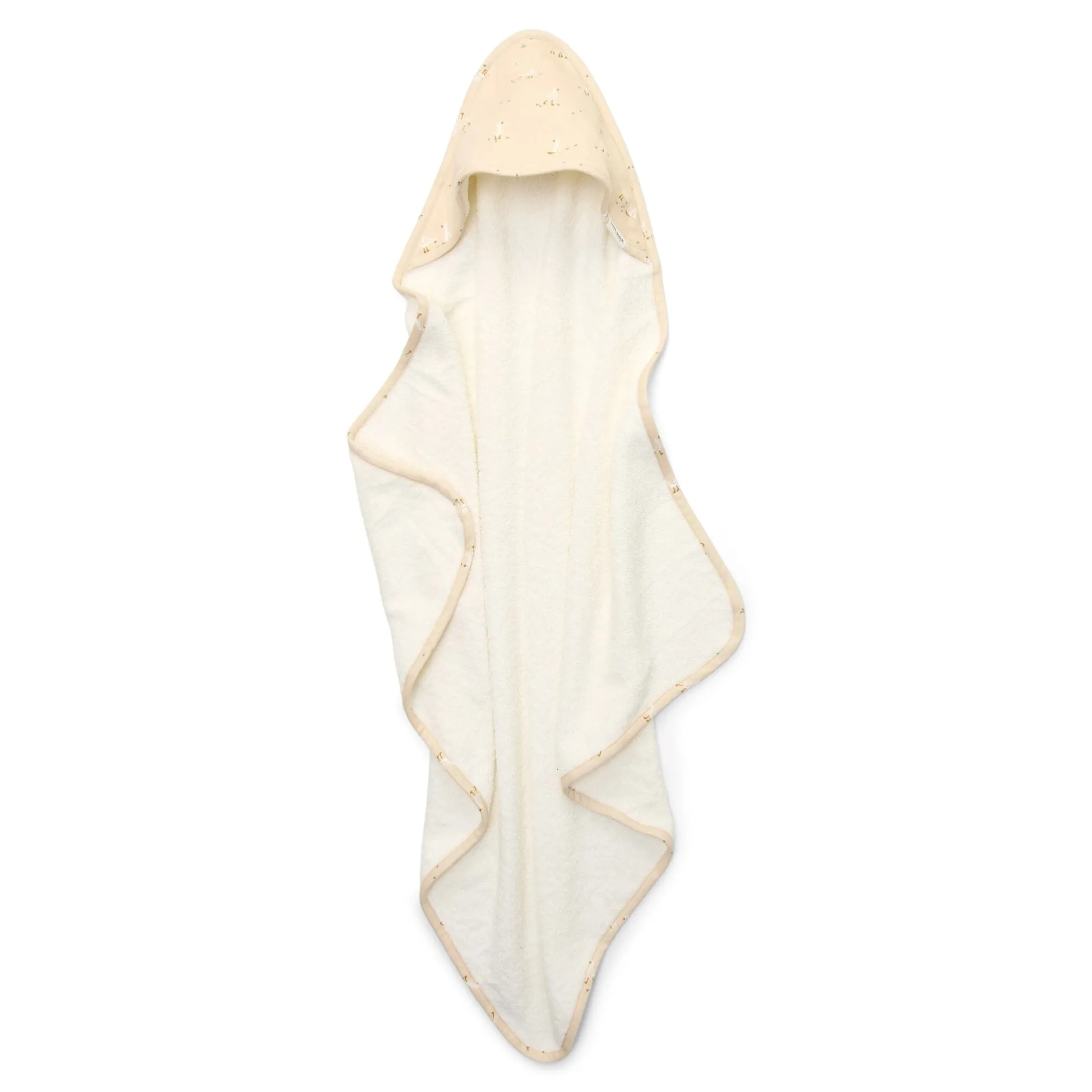 Badcape - Wit - 75 x 75 - Newborn Naturals - Little Goose