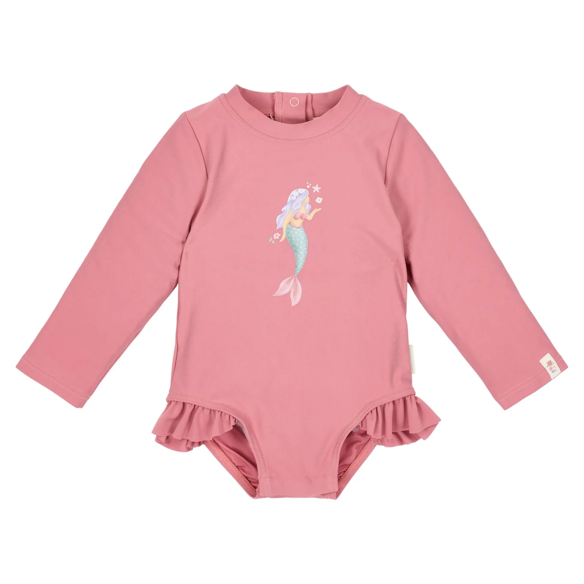 Badpak lange mouw - UPF 40 - Roze