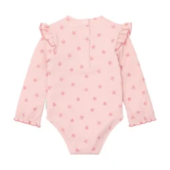 Badpak lange mouw - UPF 40 - Roze - Dreamy Seashells