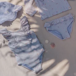 Badpak - Paars - Dreamy Stripes