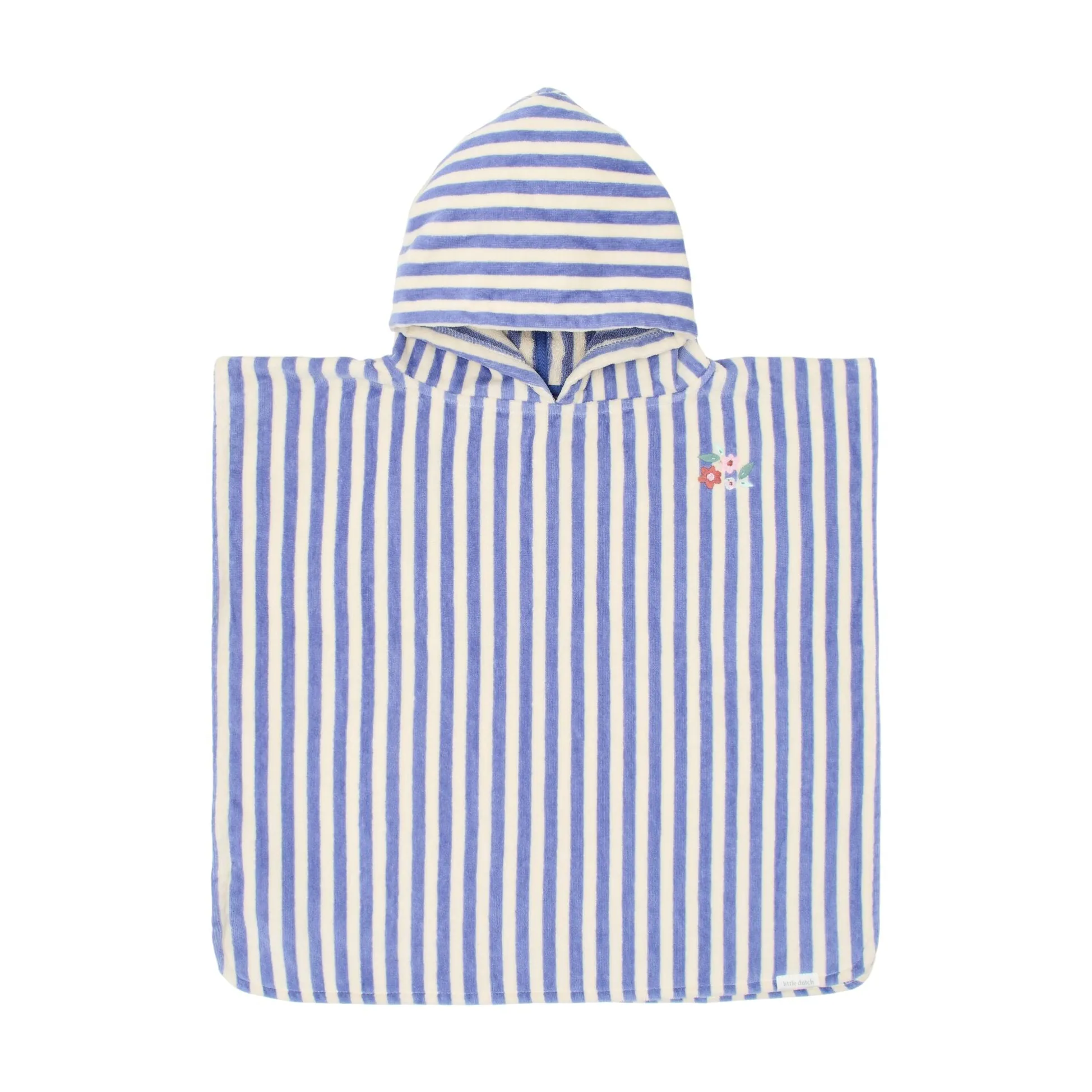 Badponcho - Paars - Dreamy Stripes