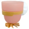 Badwand bekers - roze - Essentials