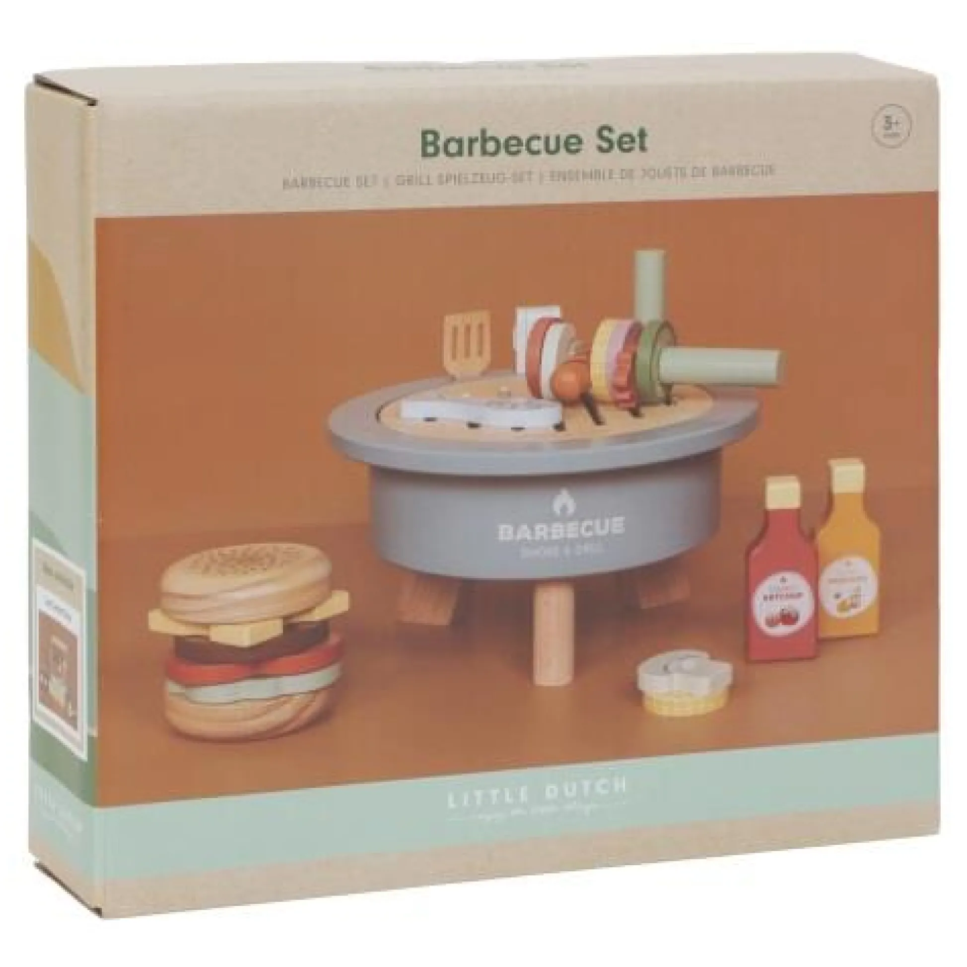 Barbecue speelgoedset - Meerkleurig - Essentials