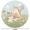 Behangcirkel - Meerkleurig - Fairy Garden