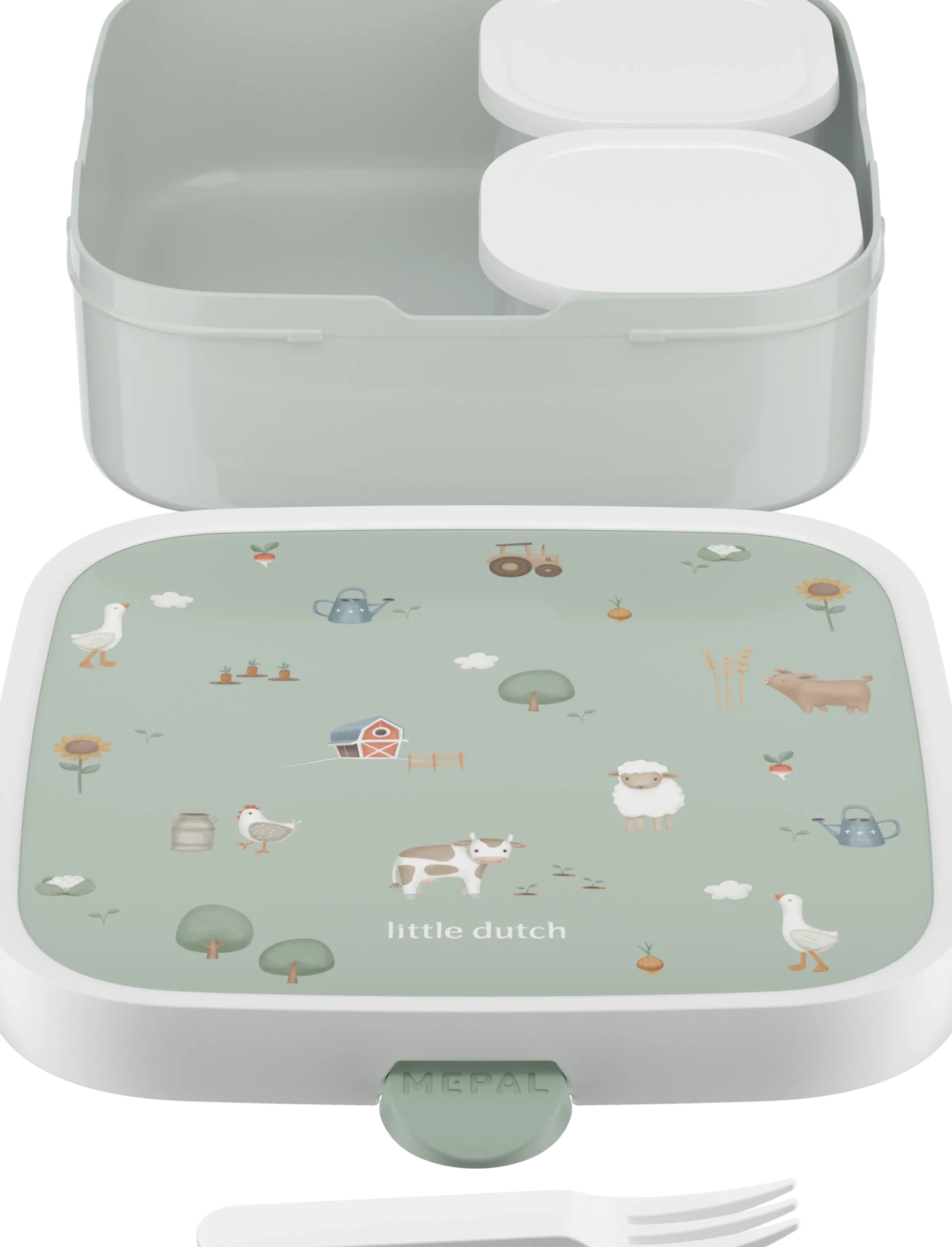 Bento lunchbox groot Little Farm