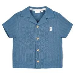 Blouse - Korte mouw - Blauw