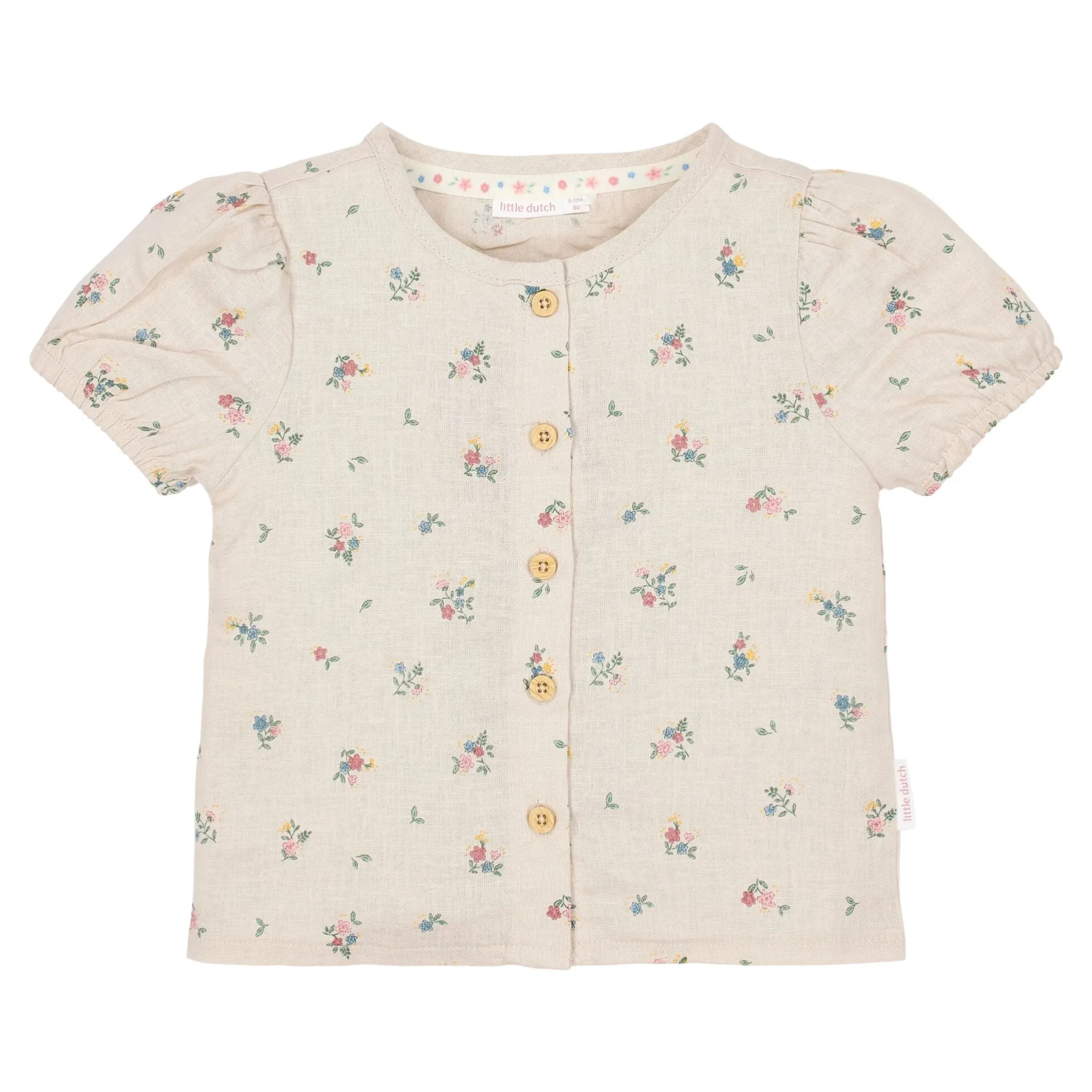 Blouse - Korte mouw - Zand