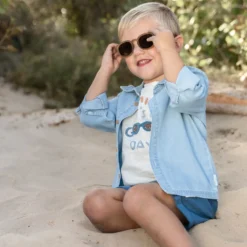 Blouse - Lange Mouw - Blauw