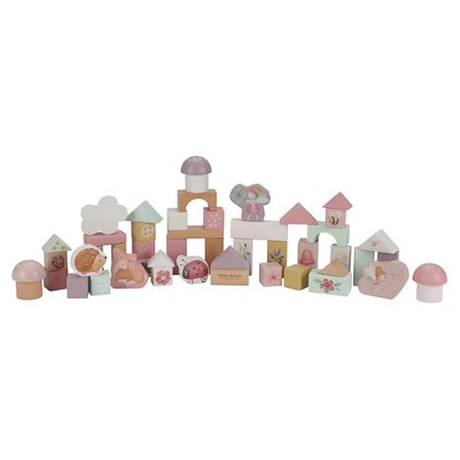 Bouwblokken - Roze - Fairy Garden