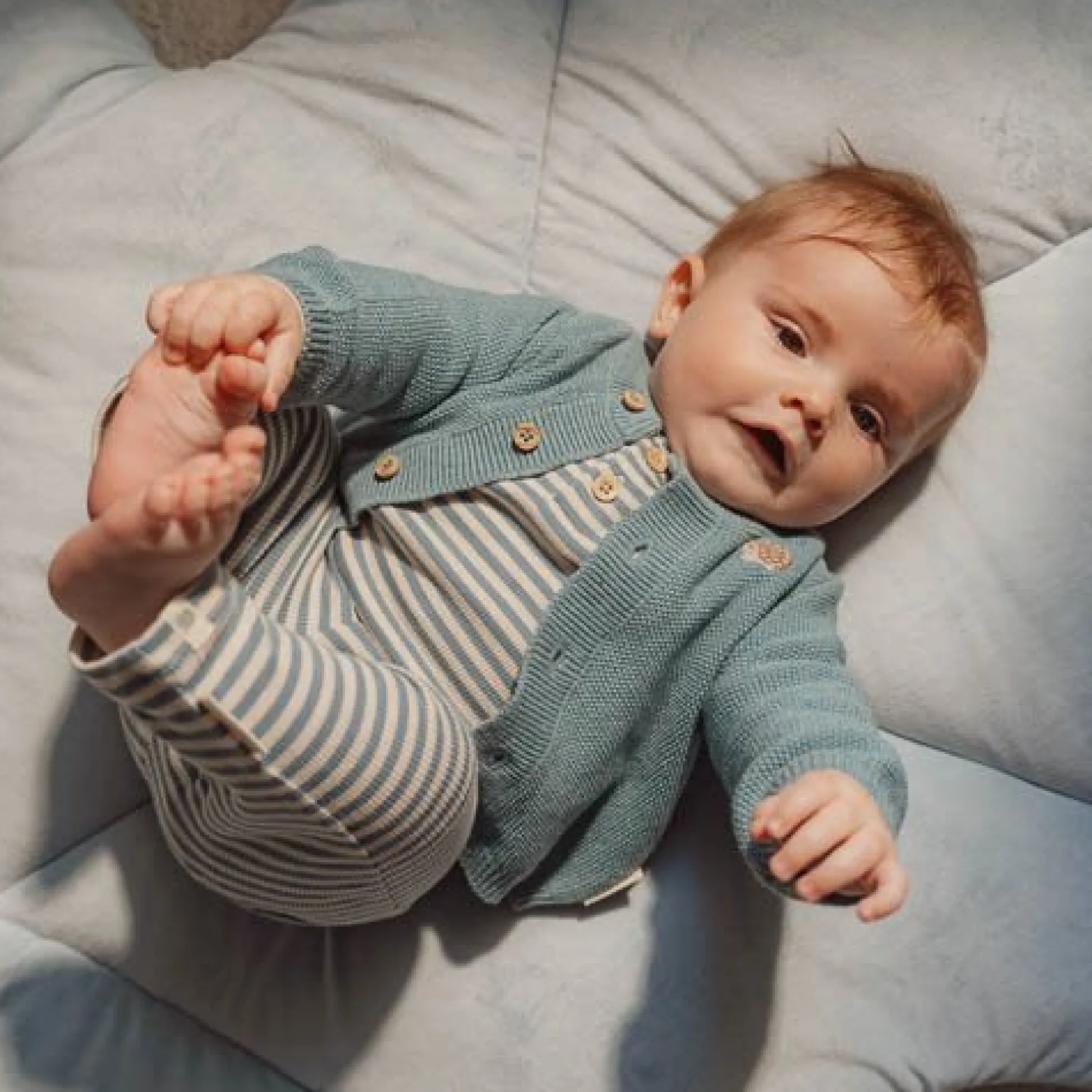 Broek - Blauw - Forest Friends - Stripe