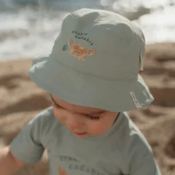 Bucket hat - Groen - Ocean Surf Stripes