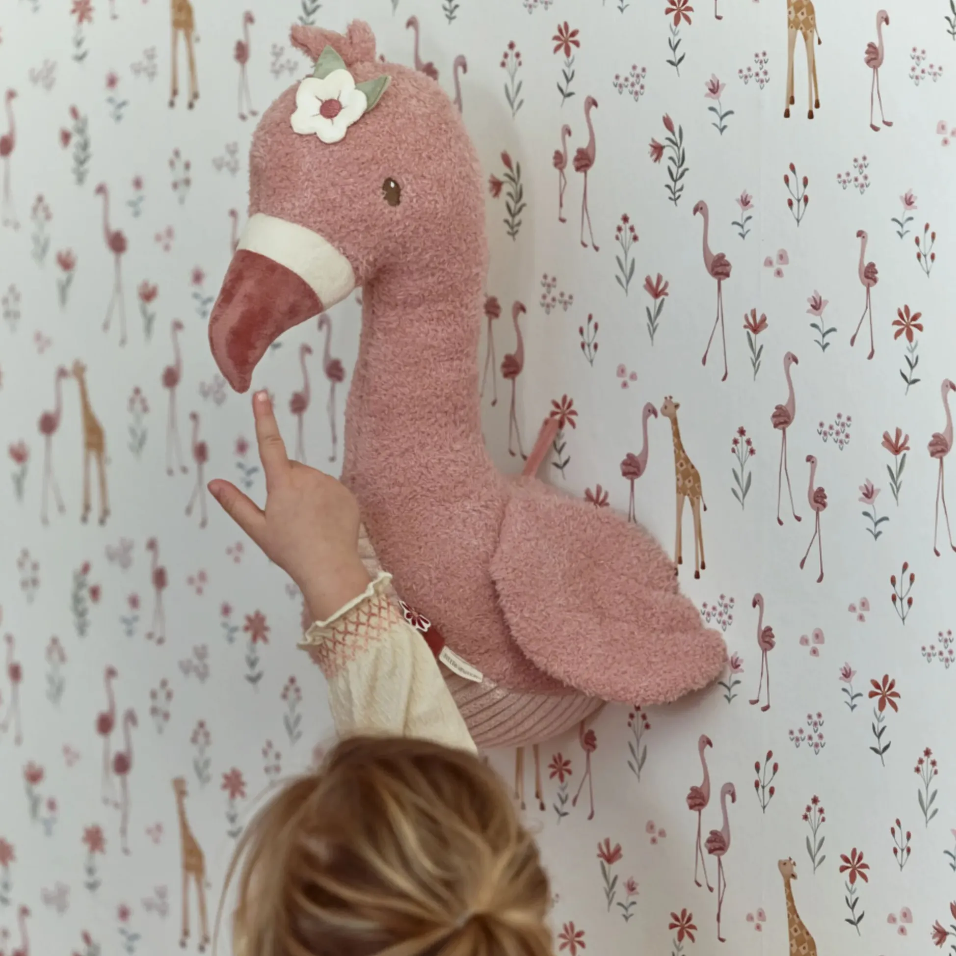 Dierenkop Flamingo - Roze