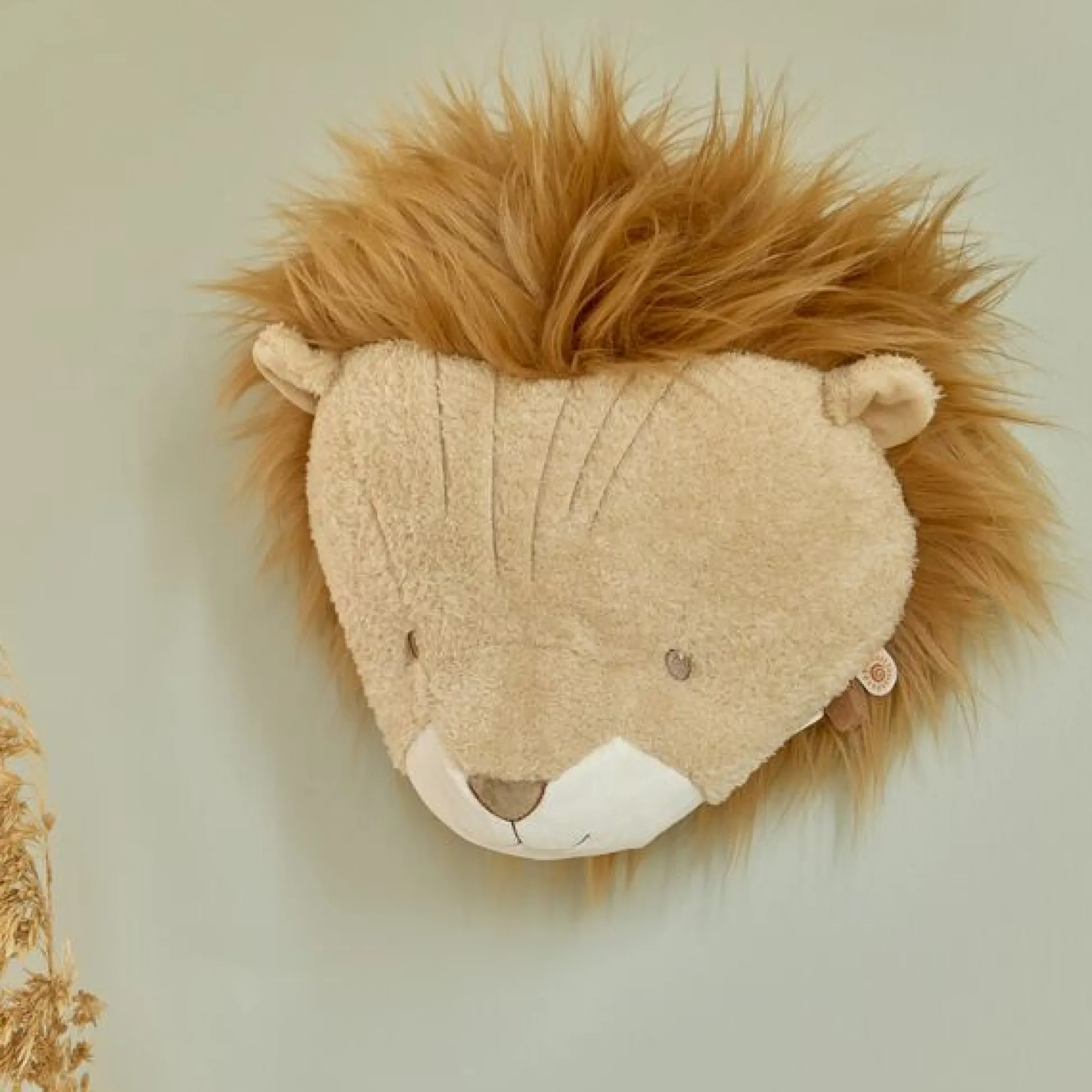 Dierenkop Leeuw - Geel