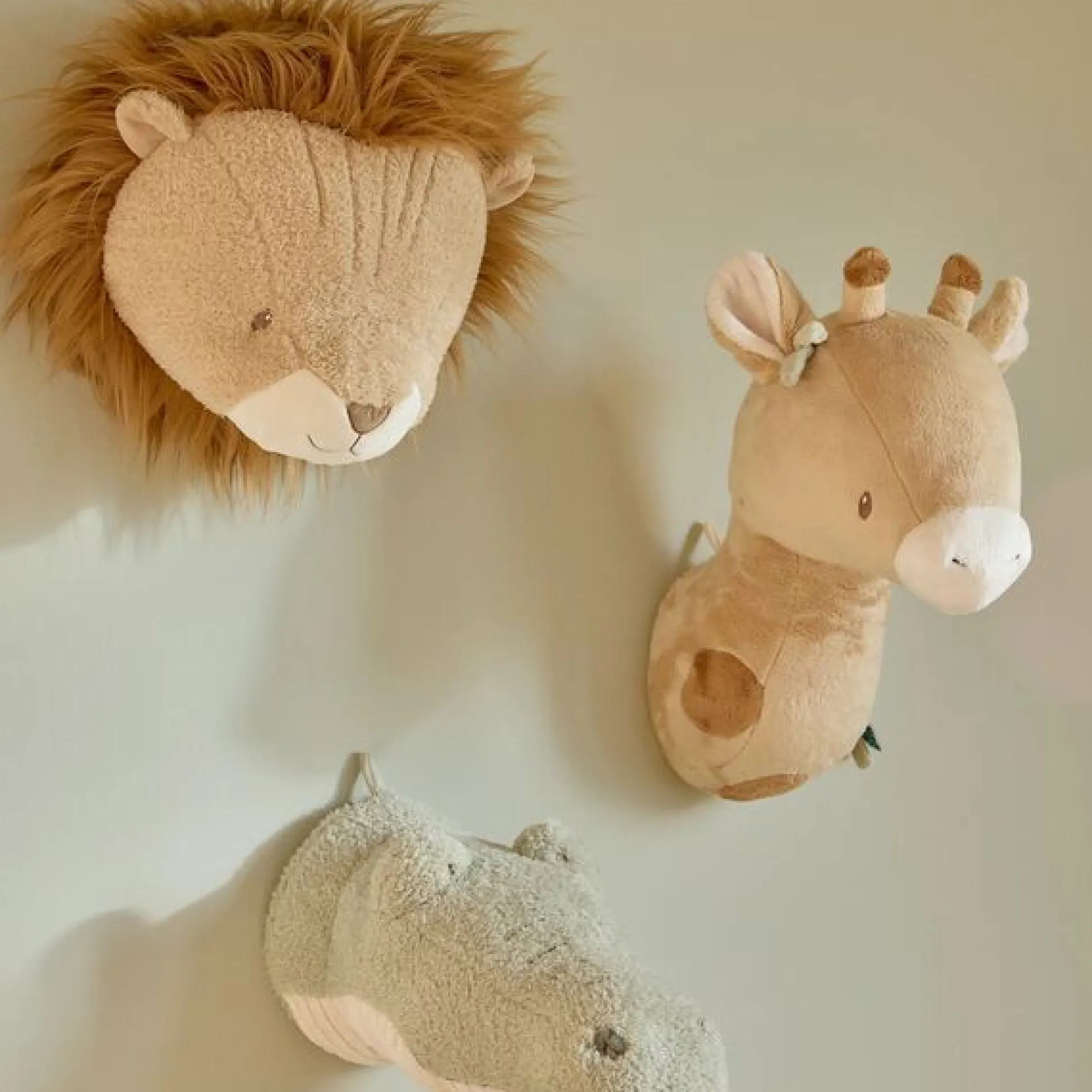 Dierenkop Leeuw - Geel