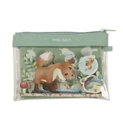 Etui met inhoud - Blauw - Forest Friends