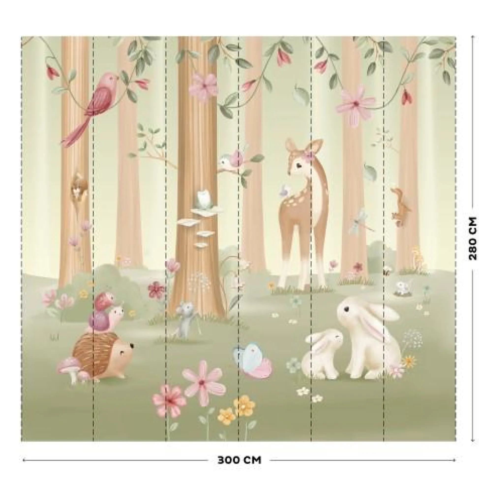 Fotobehang - Meerkleurig - Fairy Garden