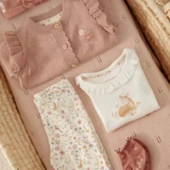 Gebreid vestje - Roze - Fairy Garden