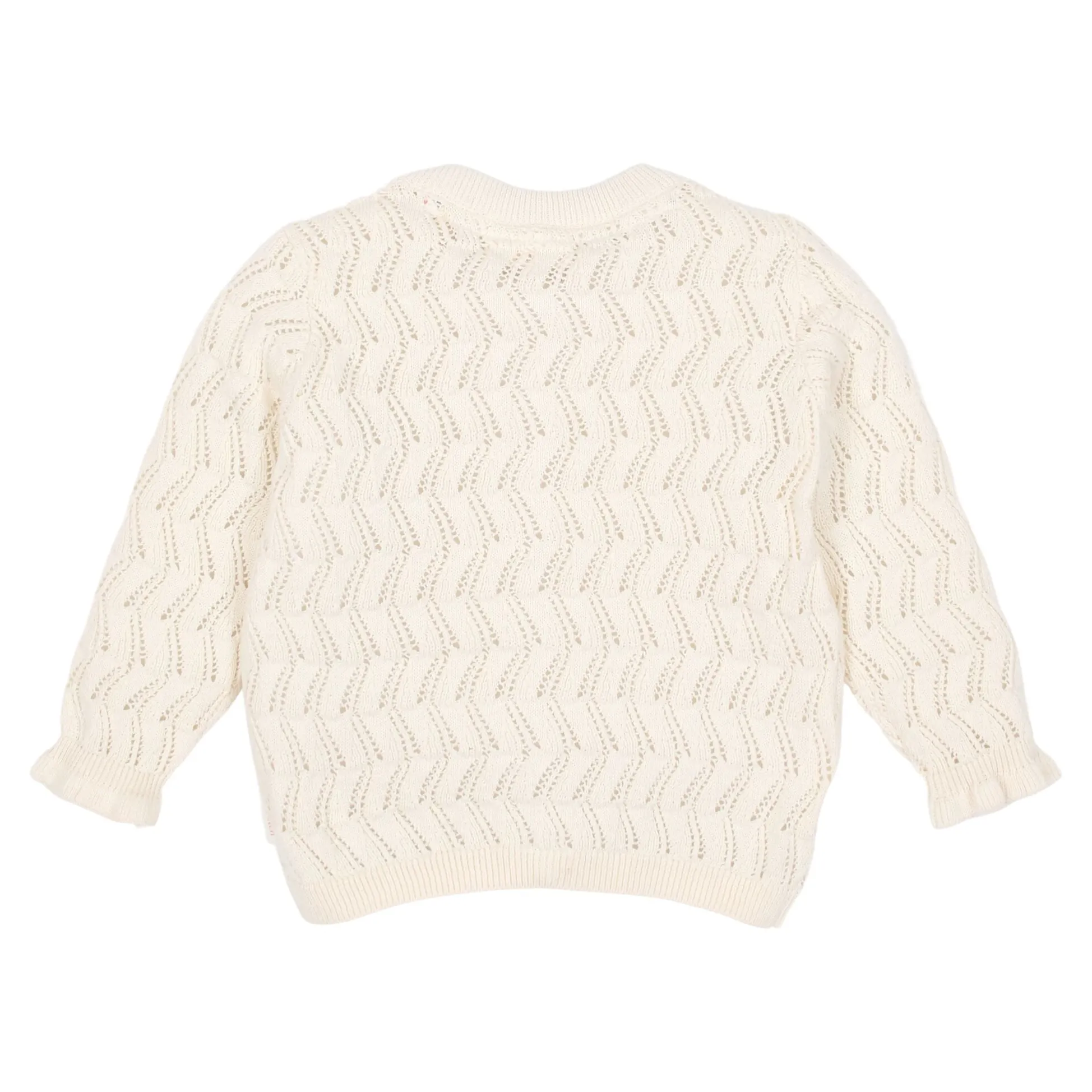 Gebreid vest - Wit