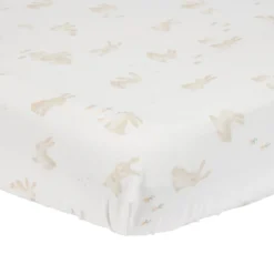 Hoeslaken Junior 70x140/150 cm - Wit - Baby Bunny