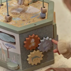 Houten Activiteitenkubus - Groen