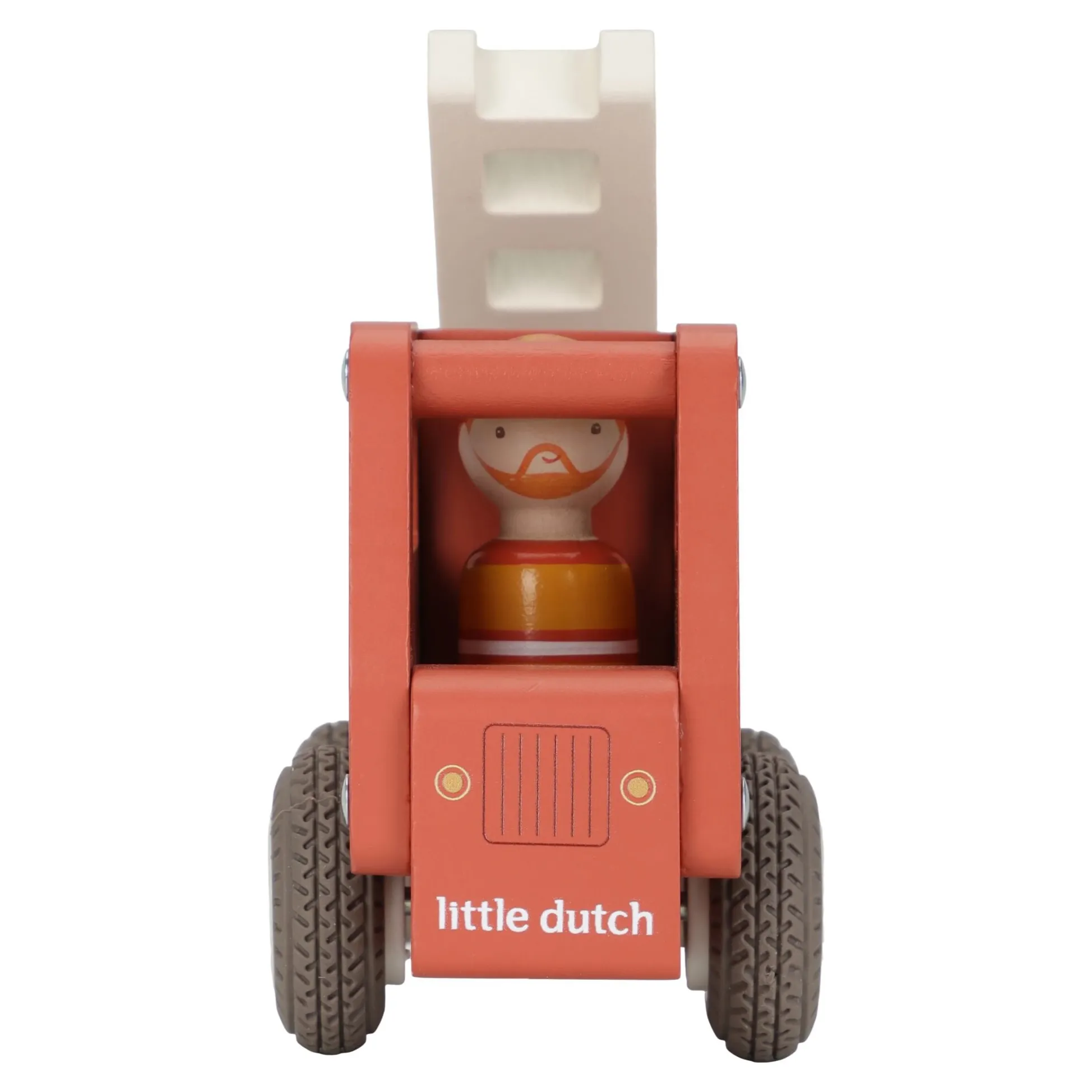 Houten brandweerwagen – Rood – Essentials
