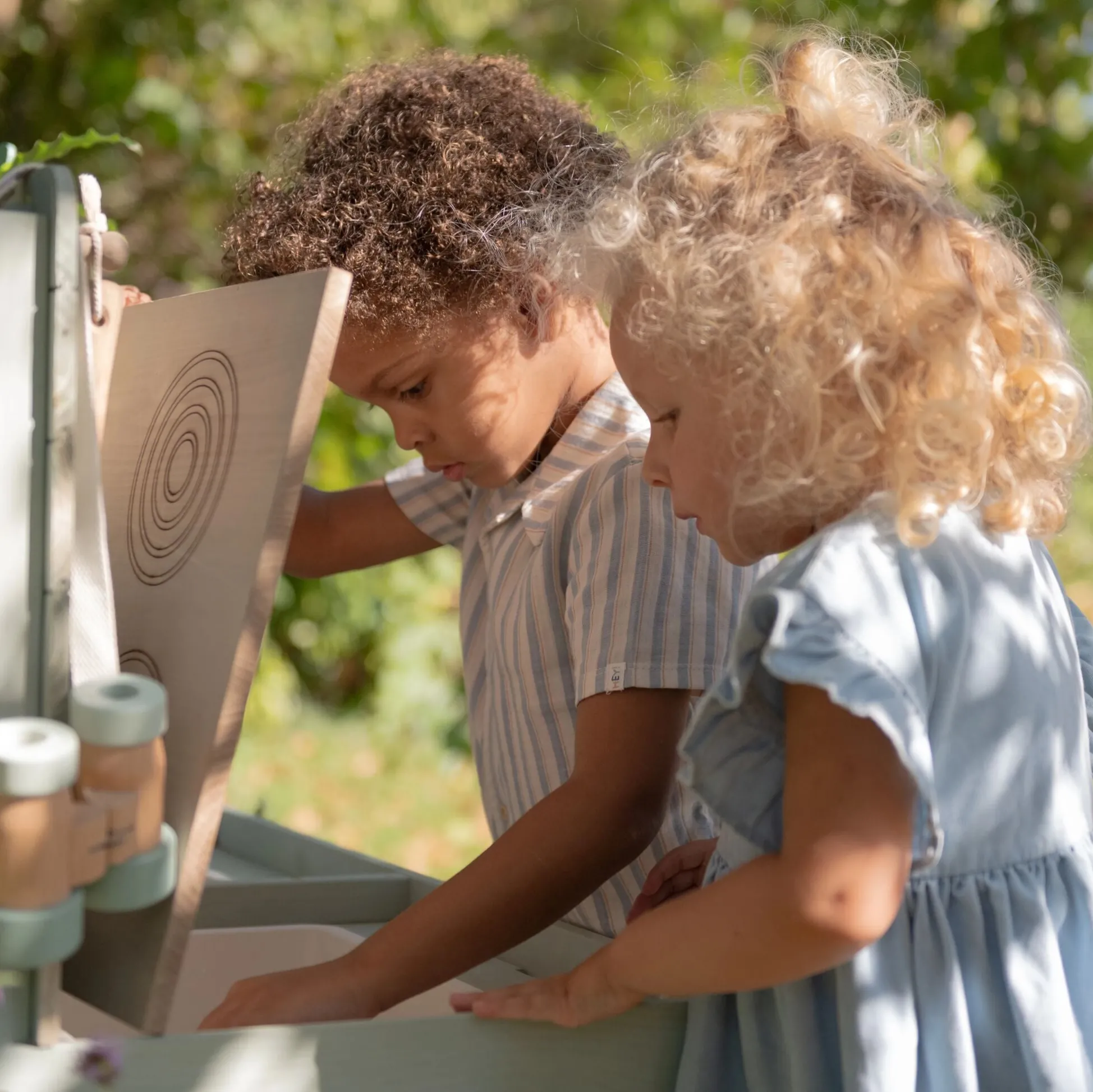Houten buitenkeuken - Groen