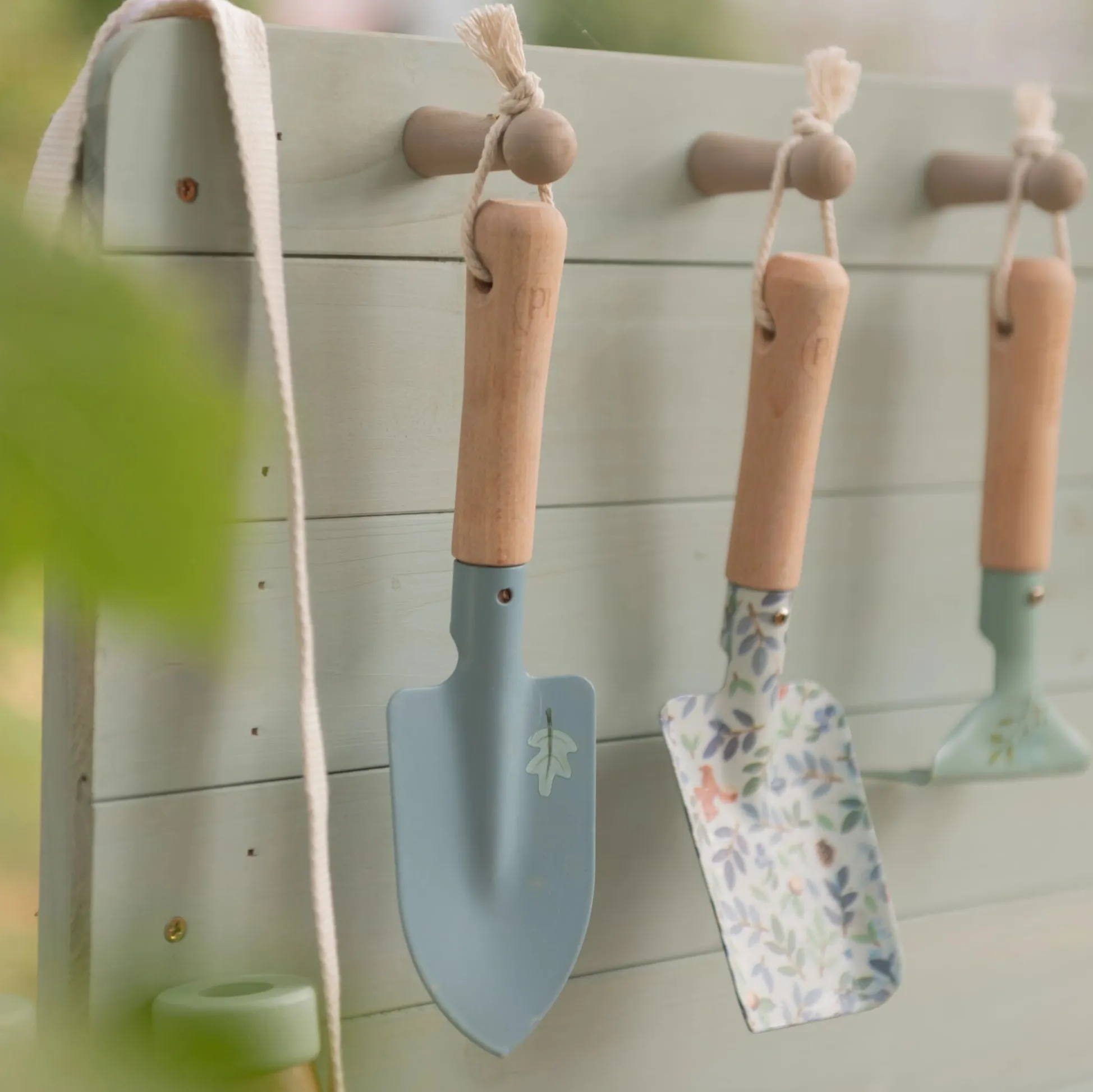 Houten buitenkeuken - Groen