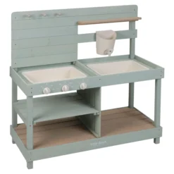 Houten buitenkeuken - Groen