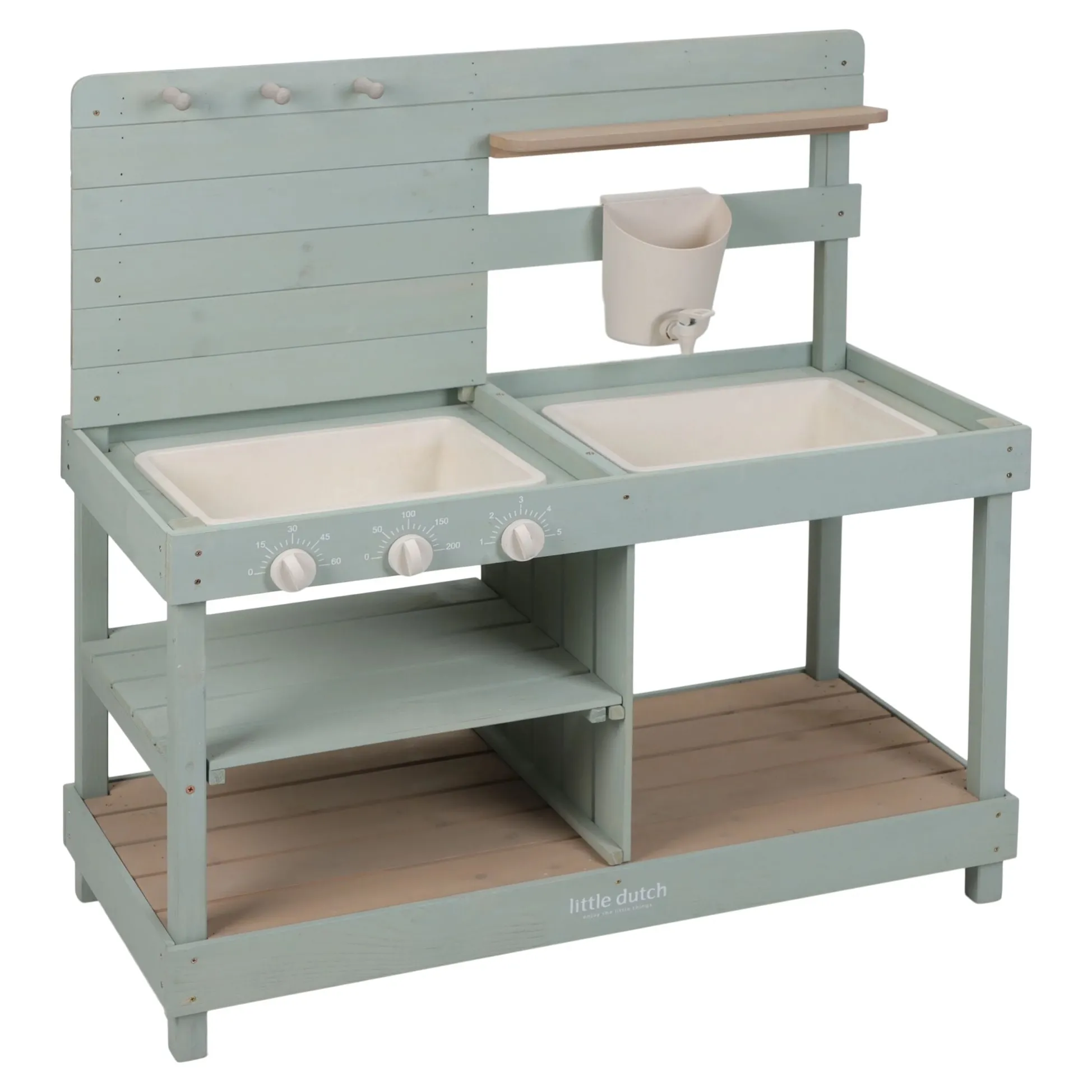 Houten buitenkeuken - Groen