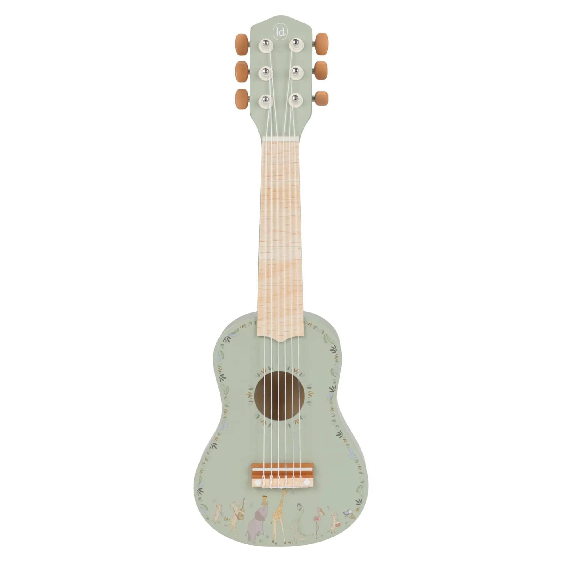 Houten gitaar - Groen - Safari Friends