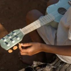Houten gitaar - Groen - Safari Friends