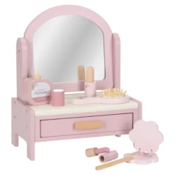Houten kaptafel - Roze - Essentials