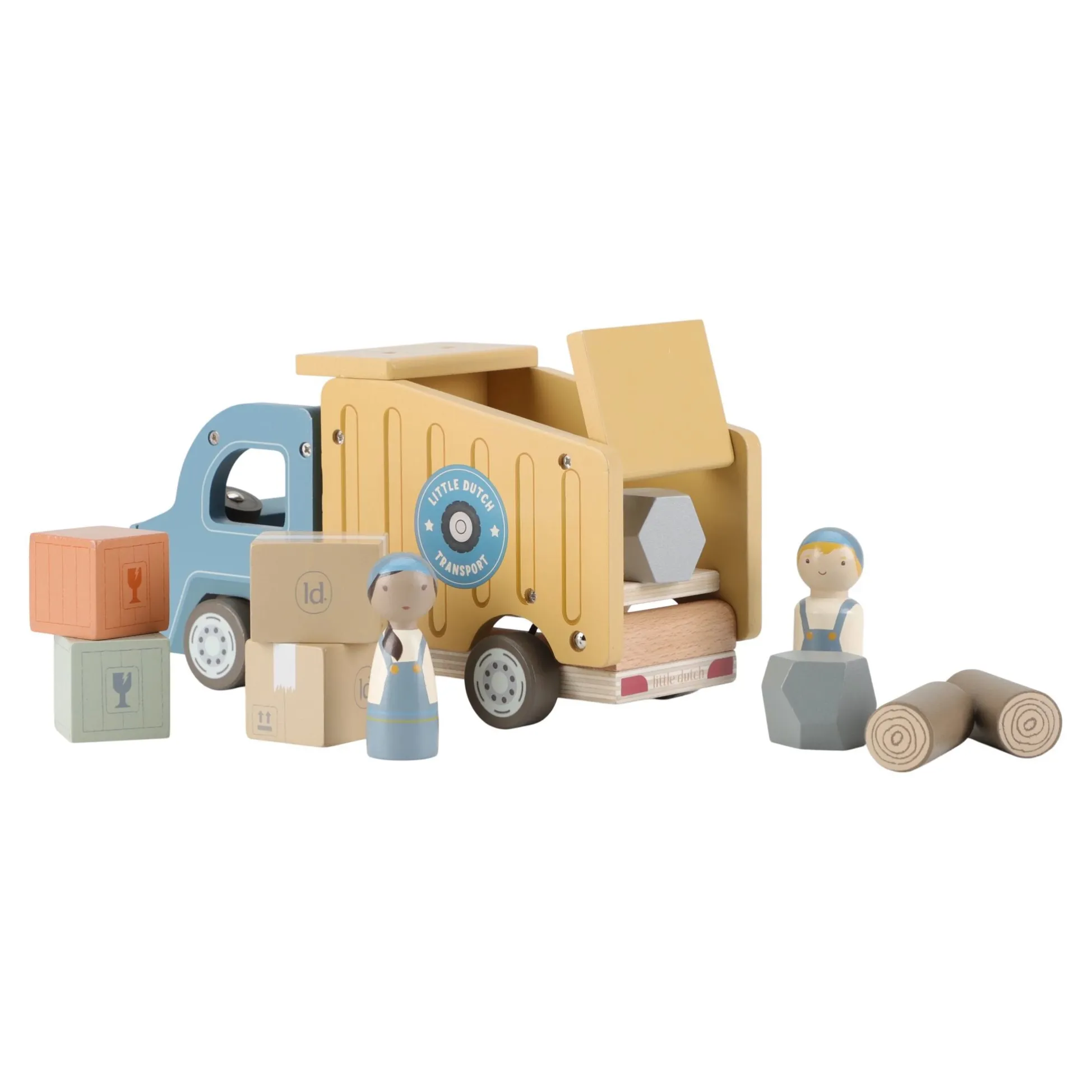 Houten kiepwagen – Meerkleurig – Essentials