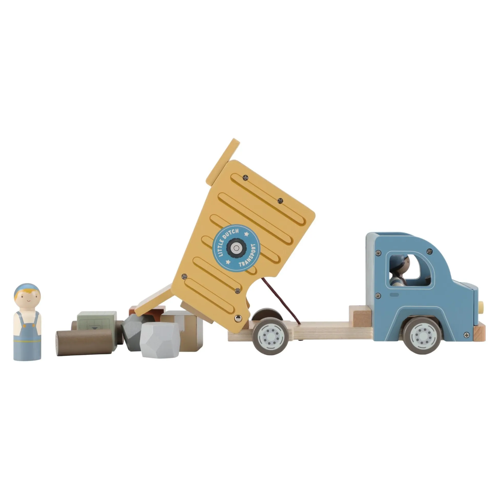 Houten kiepwagen – Meerkleurig – Essentials