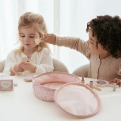 Houten make-up set - Roze