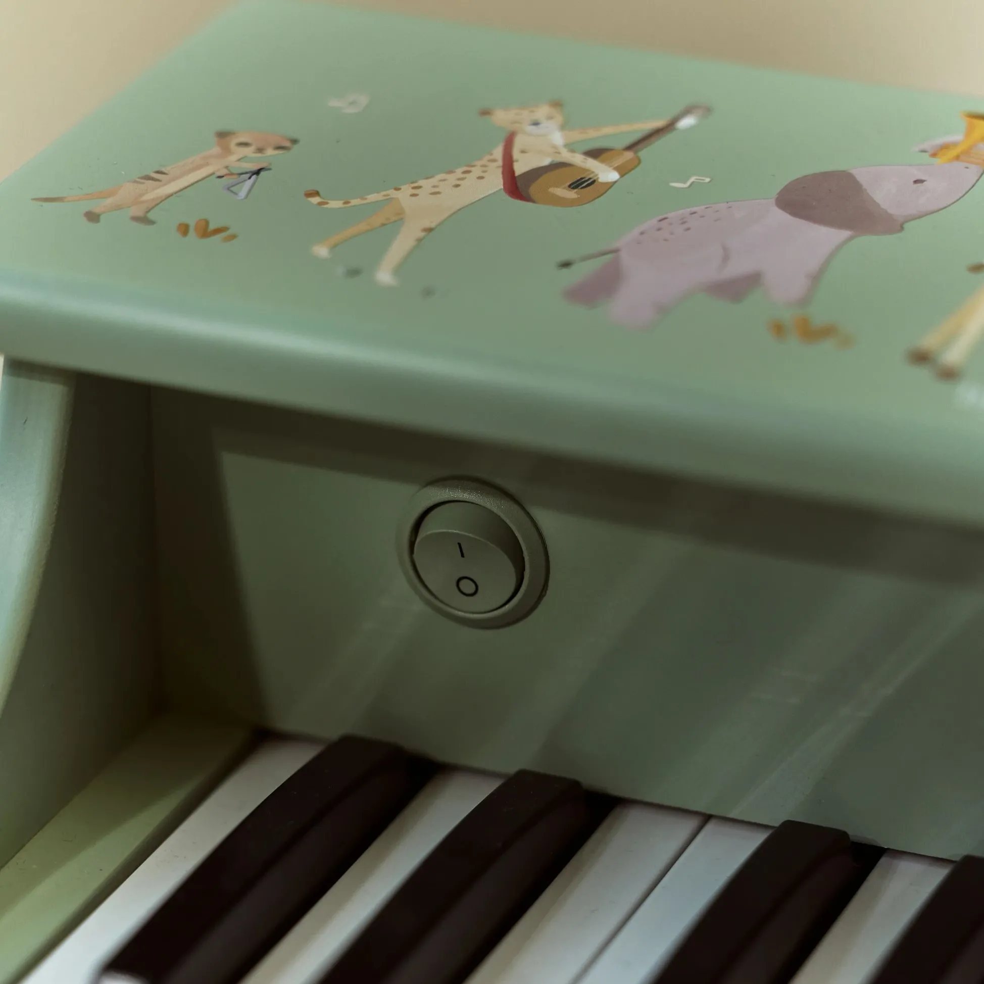 Houten piano - Groen - Safari Friends
