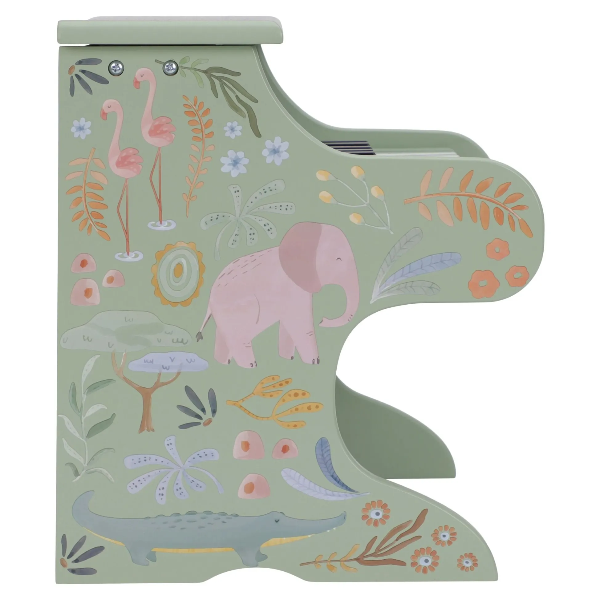 Houten piano - Groen - Safari Friends