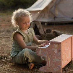 Houten piano - Roze - Safari Friends