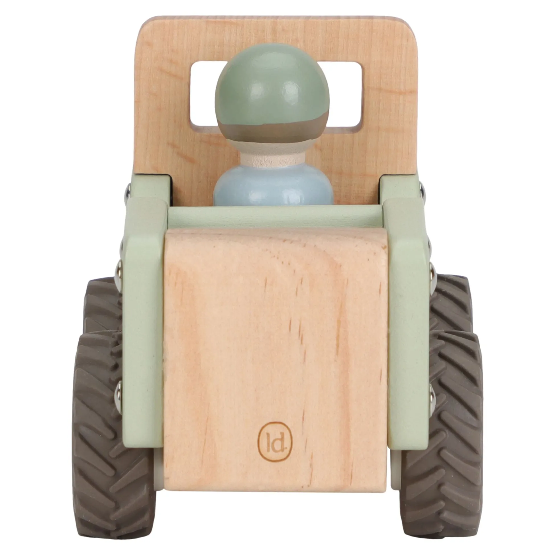Houten safari auto - Groen