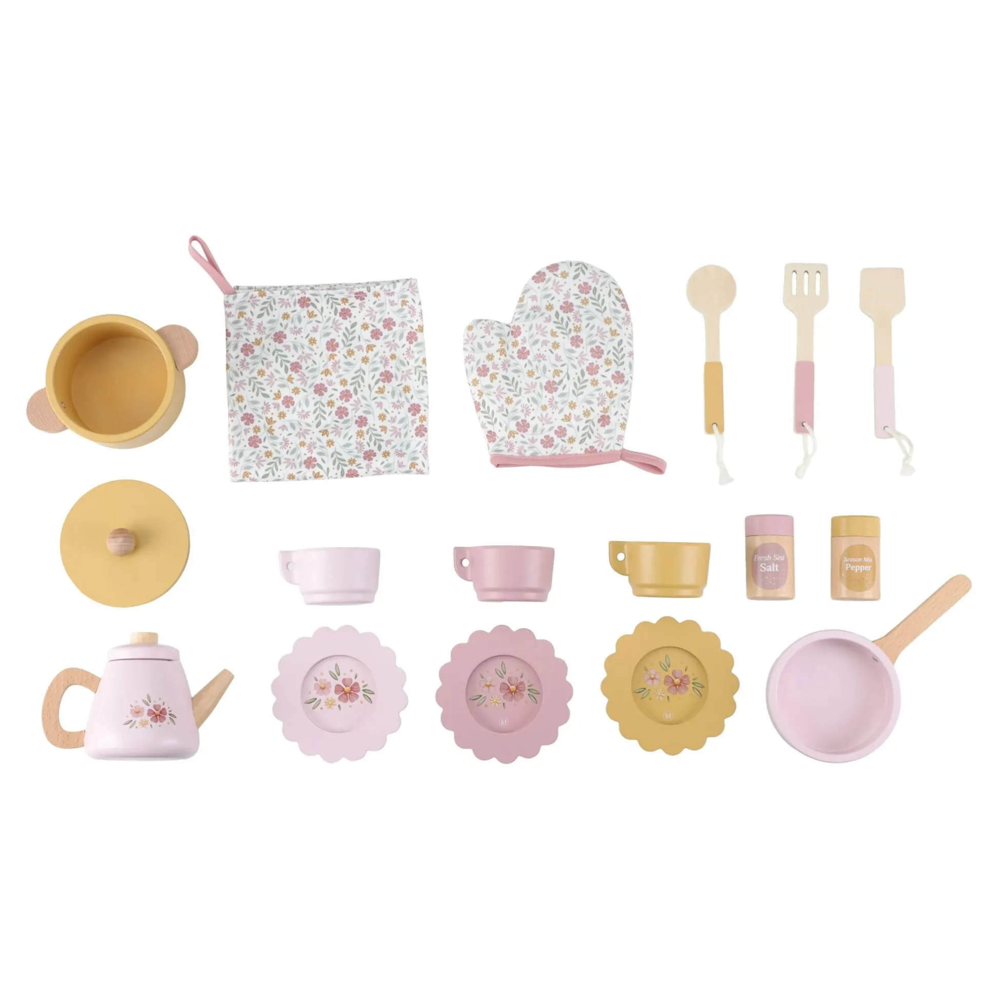 Houten speelkeuken - Roze