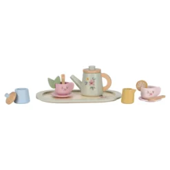 Houten theeservies - Meerkleurig - Essentials