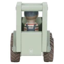 Houten tractor - Groen