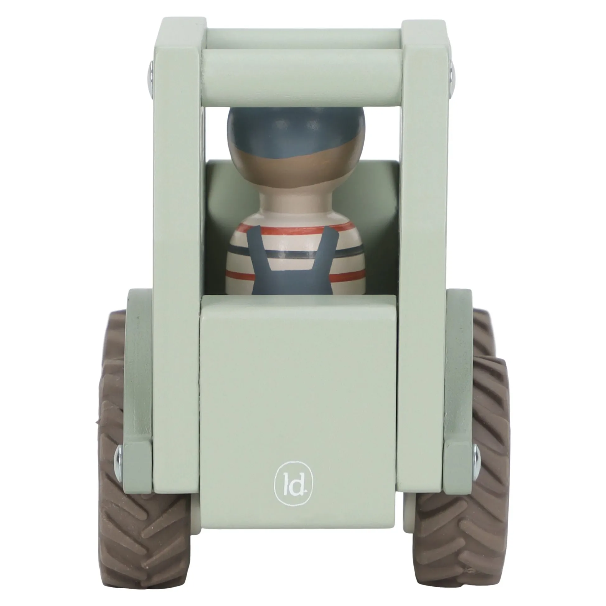 Houten tractor - Groen